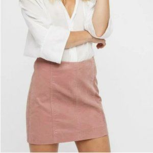 Free People Corduroy Mini Skirt